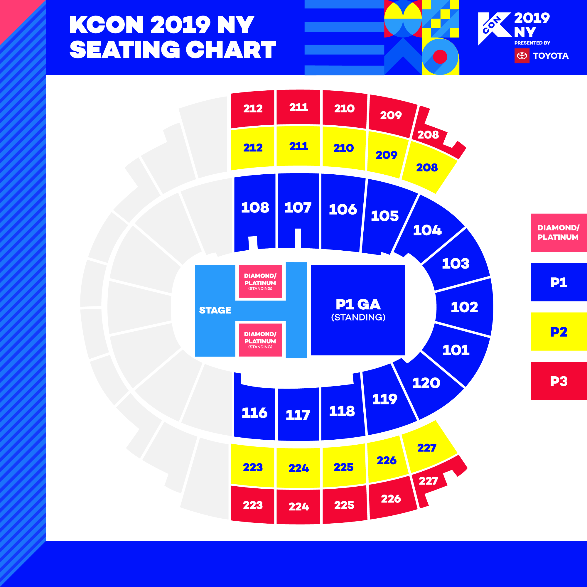 Kcon La 2017 Seating Chart